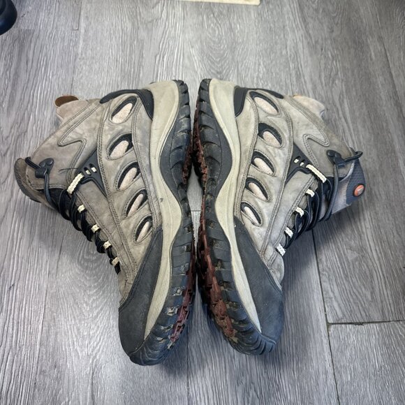 Merrell Mens Size 11.5 Radius Mid Cocoa Brown Waterproof Trail Hiking Shoes